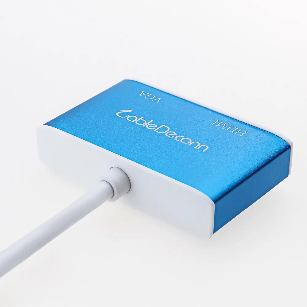 Концентратор Thunderbolt 2 Mini DisplayPort на HDMI 4k VGA адаптер док станция в 1 кабель для Mac MacBook