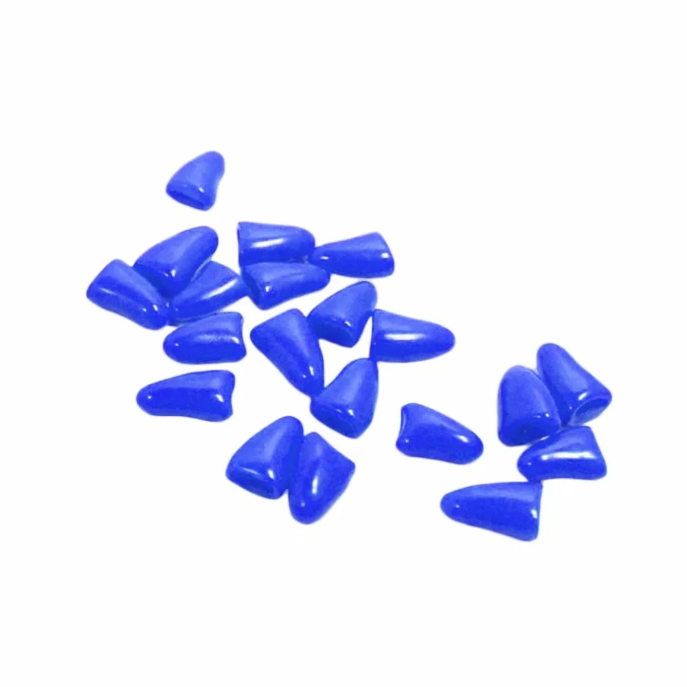 20 шт. колпачки для ногтей с защитой от царапин собак мягкий силиконовый чехол лап