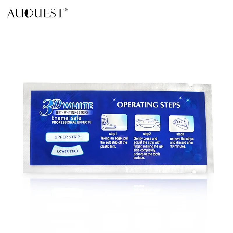 Отбеливающие полоски для зубов 3D белый гель зубная гигиена полости рта полосы