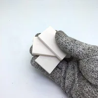 Самостоятельно Diy производим нож с ручкой Микарта хвостовик патч разделительная плата Лен Mikata дамасский узор 17,5x4x1 см