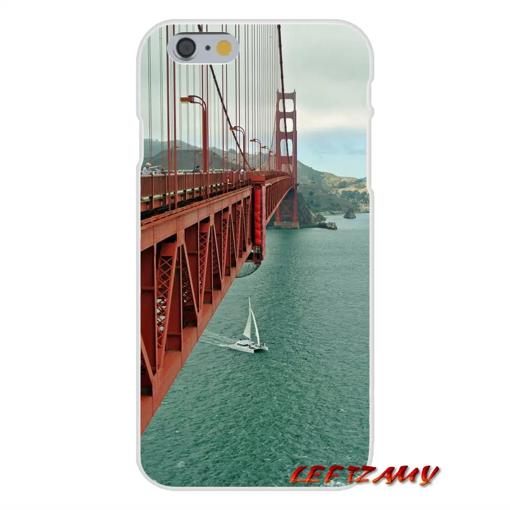 Аксессуары чехлы для телефонов iPhone X 4 4S 5 5S 5C SE 6 S 7 8 Plus California Golden Gate|Чехлы-накладки| |
