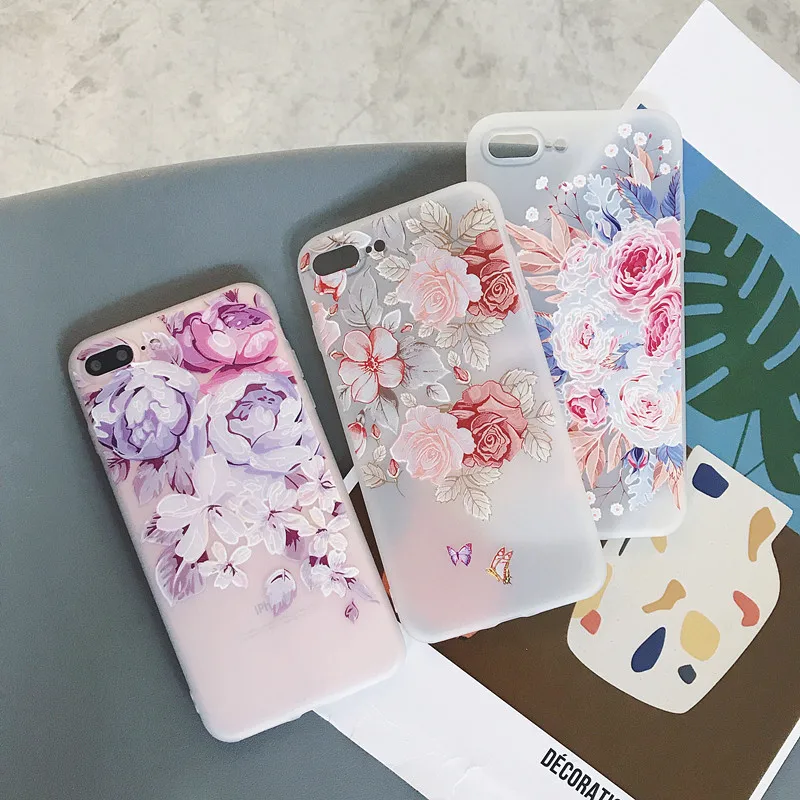 Для iphone 7 чехол для 8 X XS мультфильм милые прозрачные чехлы телефонов 6 6s plus