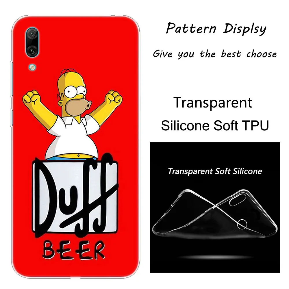 014 Популярный Мягкий силиконовый чехол для телефона Homer Simpson для huawei mate 10 20 Lite Pro Enjoy 9S Y9 Y7 Y6 Y5 Pro Модный чехол - Цвет: 014
