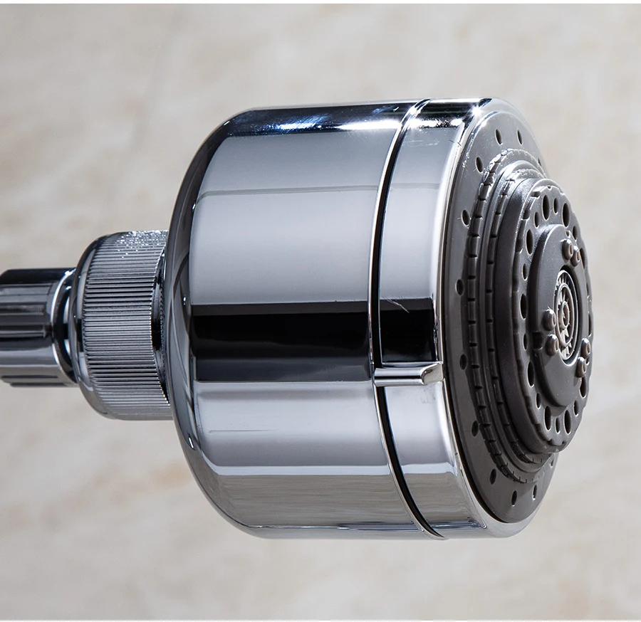 FOHEEL душевая головка высокого давления Душевая насадка для экономии воды на потолке фиксированная Пять передач вращающаяся спа душевая головка