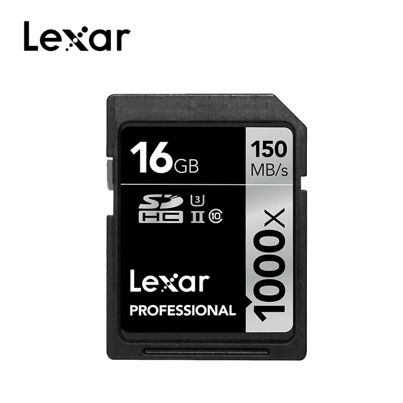 Оригинальный Lexar 128 ГБ SD карты 1000x UHS II U3 SDHC SDXC 32 памяти 16 64 карт 150 МБ/с. Class10 картао де