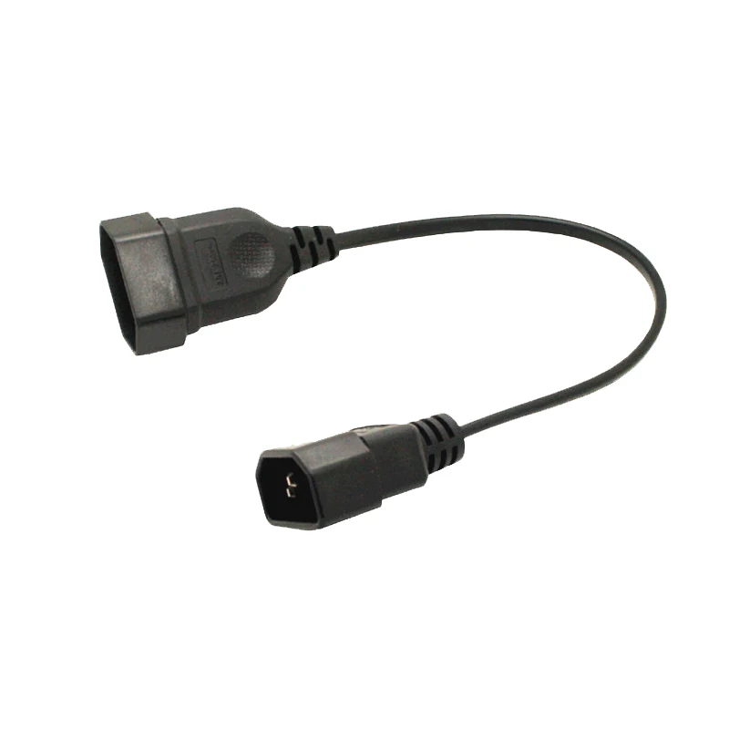 2 шт. кабель питания IEC 320 C13 в Европейский 2pin женский для устройства PDU UPS черный |