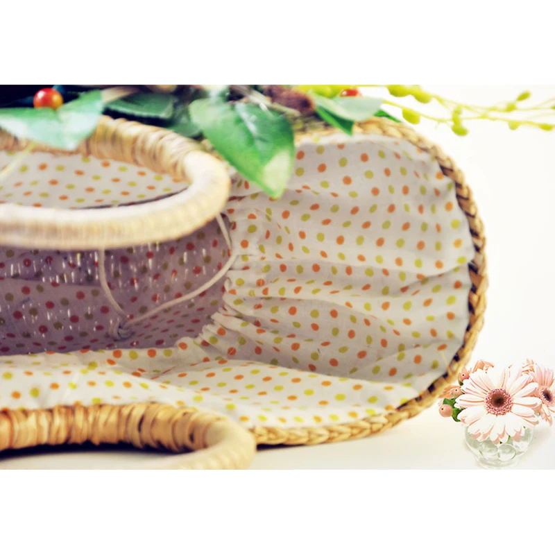 Artificial Flower Larger Capacity handbag women Woven Beach bag Summer Straw Bags For ladies Travel Tote Bag With Zipper 2019 | Багаж и