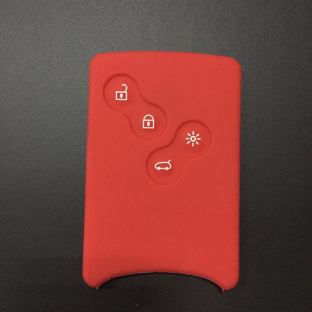 GPFORTYSIX силиконовый чехол для автомобильного ключа бумажник Renault Clio Scenic Megane Duster