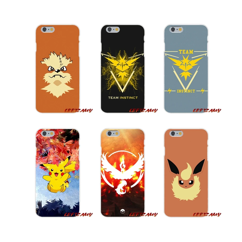 Для iPhone X XR XS MAX 4 4S 5 5S 5C SE 6 6S 7 8 Plus Аксессуары чехлы для телефонов Чехлы Pokemons