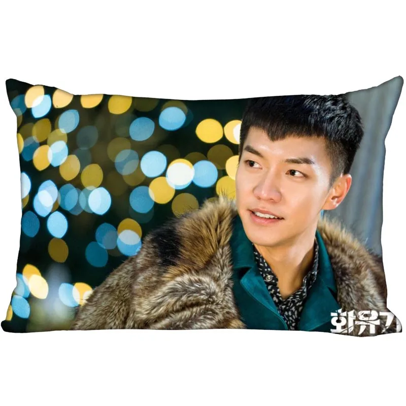 17 Горячая Корея-поп пользовательские Lee Seung Gi атласная наволочка 35x45 см(с одной стороны) печатных молнии Шелковый пружинный чехол индивидуальный логотип Подарочный - Цвет: 17