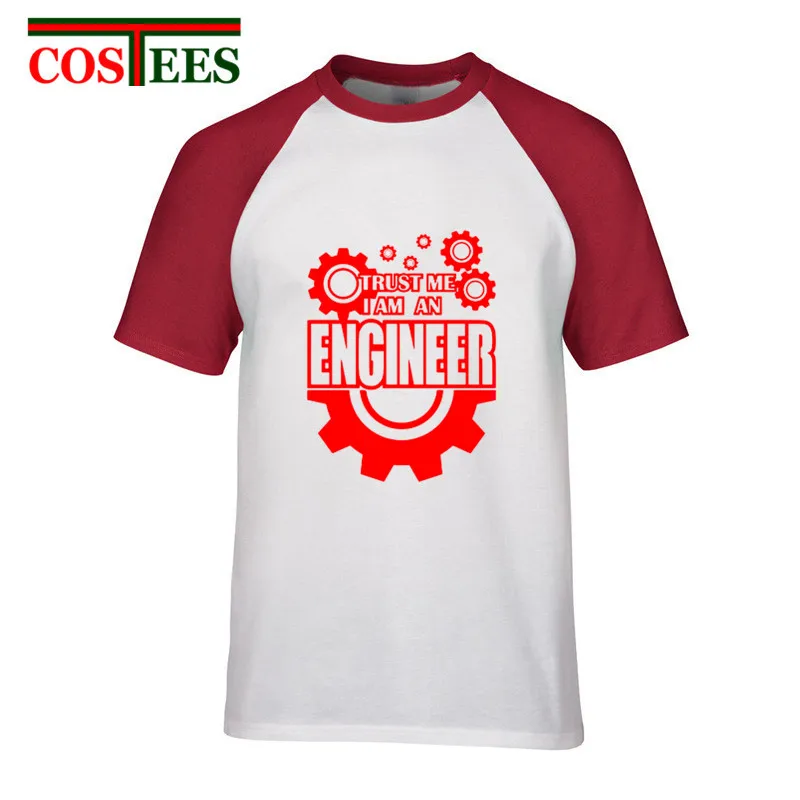 Летние мужские футболки одежда 2018 Trust Me I Am An Engineer хлопковые с буквами модные