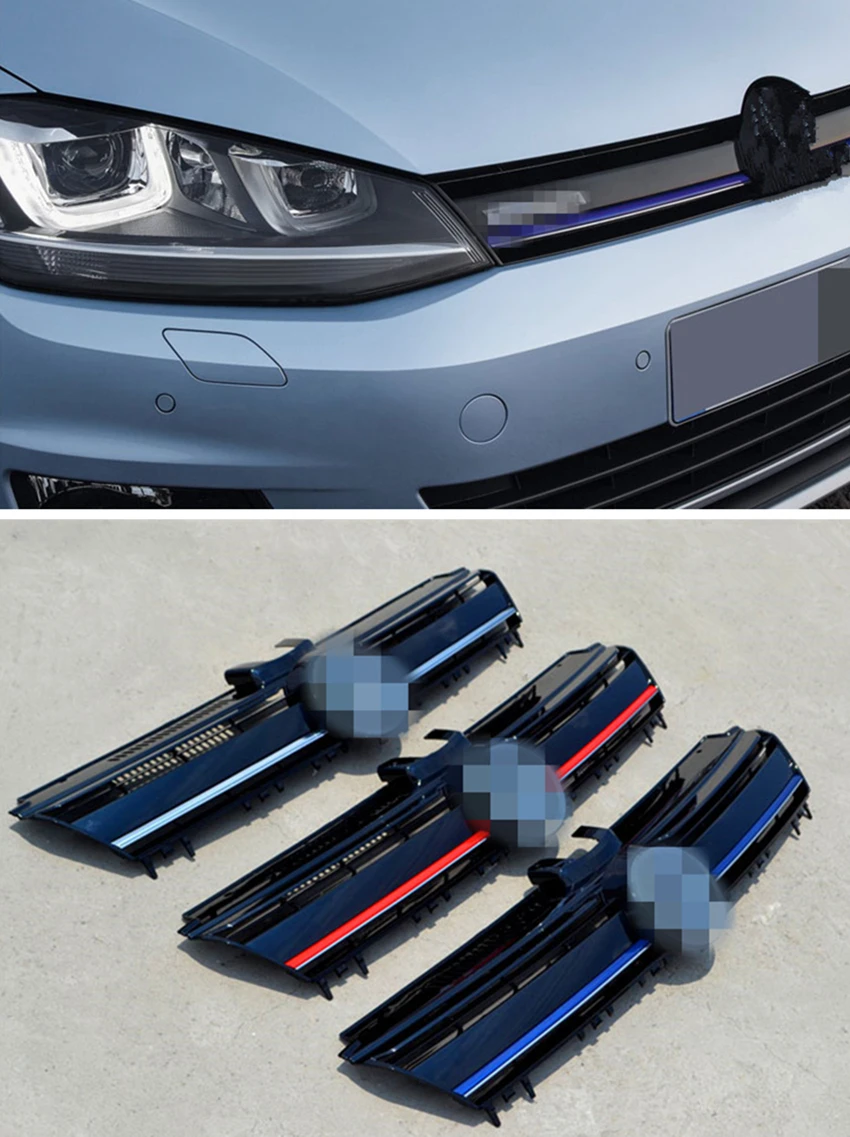 Решетка радиатора для Golf 7 Golf7.5 ABS передний бампер сетка решетка bluemotion Volkswagen MK7 G T I R