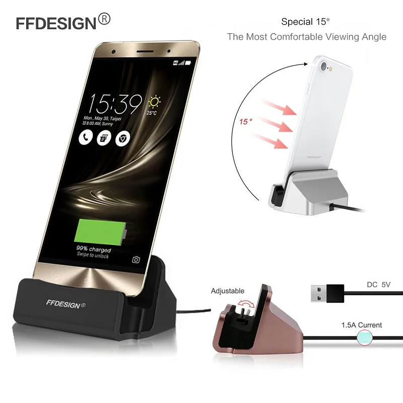 Зарядная док станция для Asus Zenfone 3 Max 2 Laser Go Selfie Zoom 4 5 6|charger dock stand|dock standdocking station |