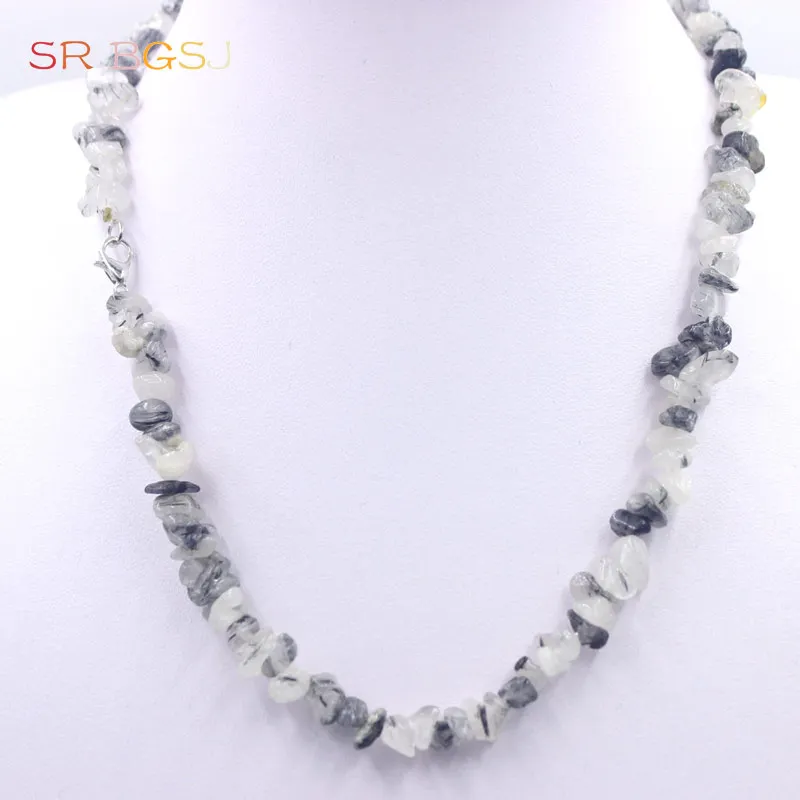 Бесплатная доставка Хит стиль 7-8 мм натуральный камень фишки ожерелье для женщин