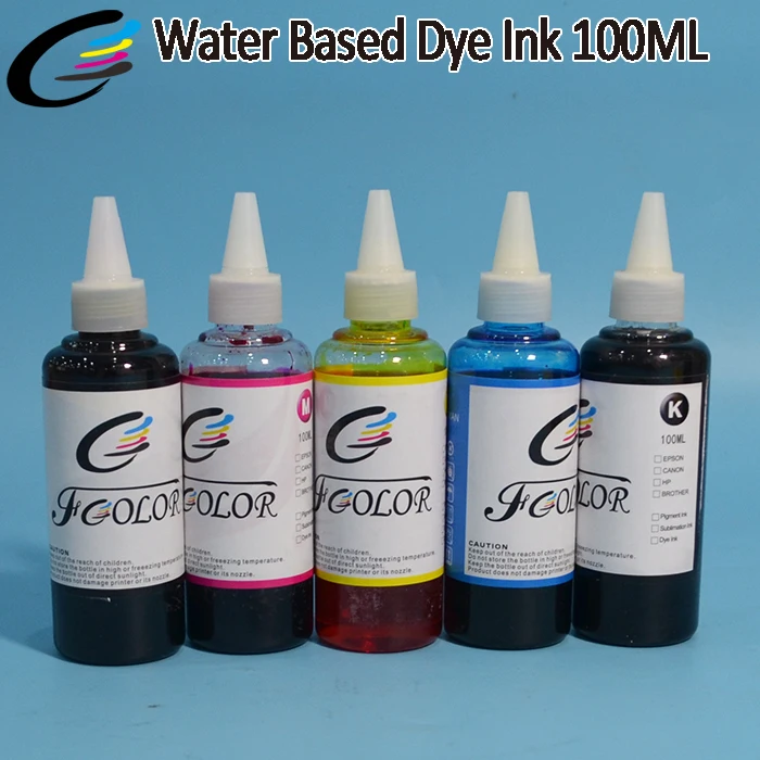 

5 цветов Премиум УФ краситель для Canon MG7751 MG7752 MG7753