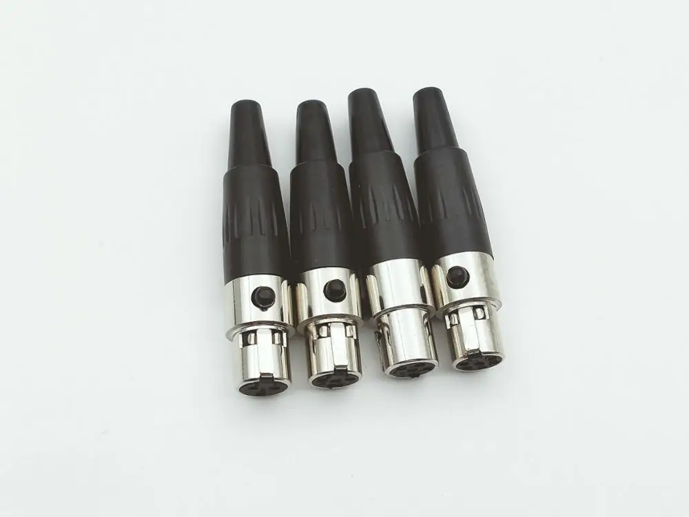 10 шт. разъем для микрофона Mini XLR Female 3pin 4pin 5pin 6pin|Соединители| |