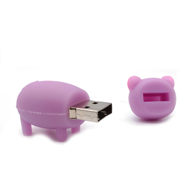 Usb флеш накопитель с милой Свинкой 64 ГБ карта памяти memroy 32 16 8 4 Гб мультяшная