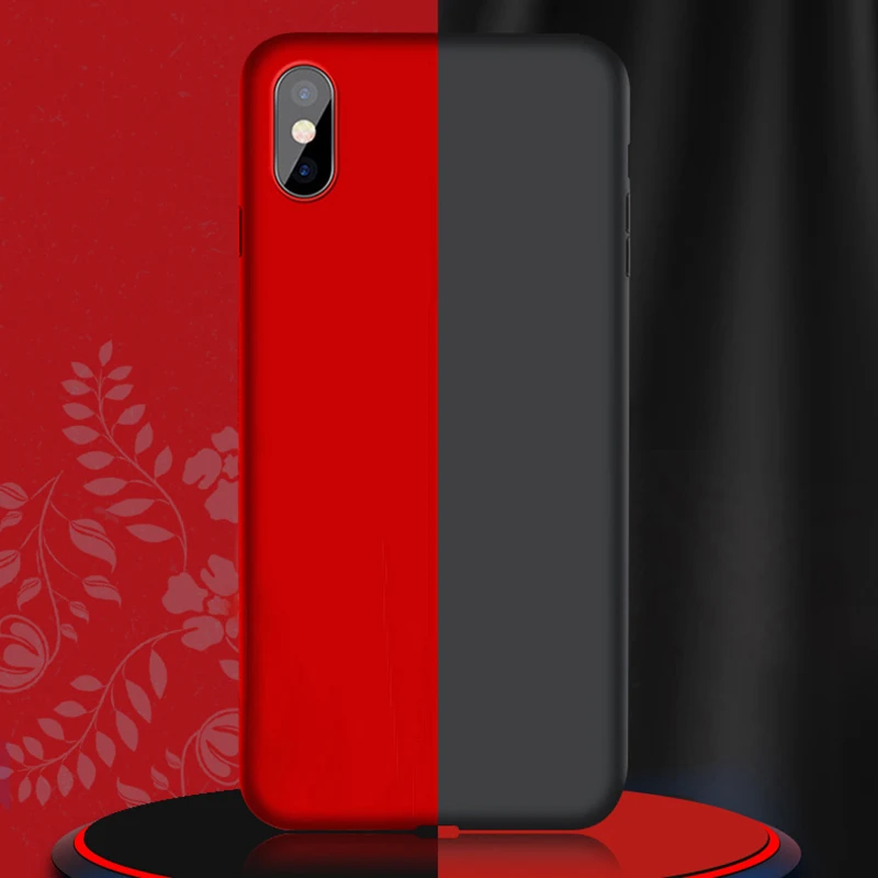 Чехол для iPhone Xr X Xs Max модные мягкие силиконовые противоударные Чехлы ярких цветов