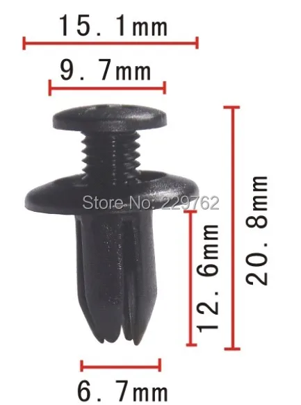 Фиксатор нажимного типа shhworldsea для Toyota:90467 06017 Для Mazda:9926 50 625 GM:20426301|car clips|fastener carcar