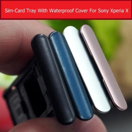 Двойной лоток для одной Sim карты с водонепроницаемой вилкой Sony Xperia X/X compact/X