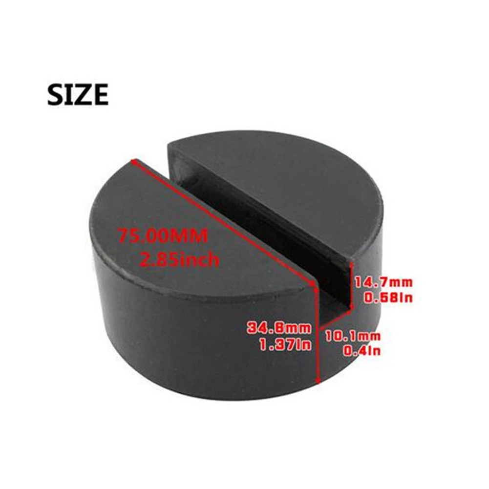 Jack Pad Adapter Vehicle Universal Floor Disk Rubber Blanket for Pinch Weld Side Rail Stand |