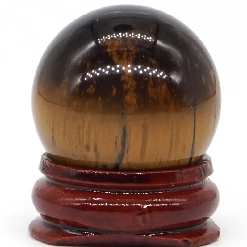 Натуральный желтый тигровый глаз камень минеральный фэн-шуй массажный