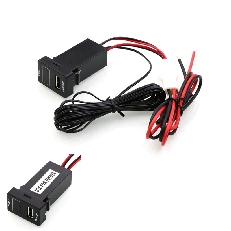 Новое зарядное устройство адаптер двойной 2 USB порта 12 В в автомобиль гнездо для