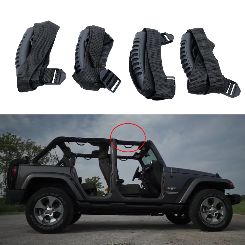 4 шт. рукоятка для захвата Jeep Wrangler YJ TJ JK JL JKU Sports Sahara Freedom Rubicon дверной руль 1956