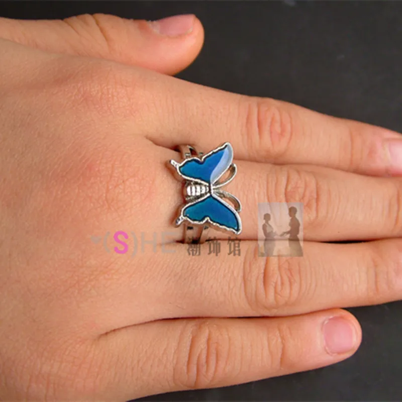 Кольцо настроения меняющее цвет при температуре женское кольцо регулируемый