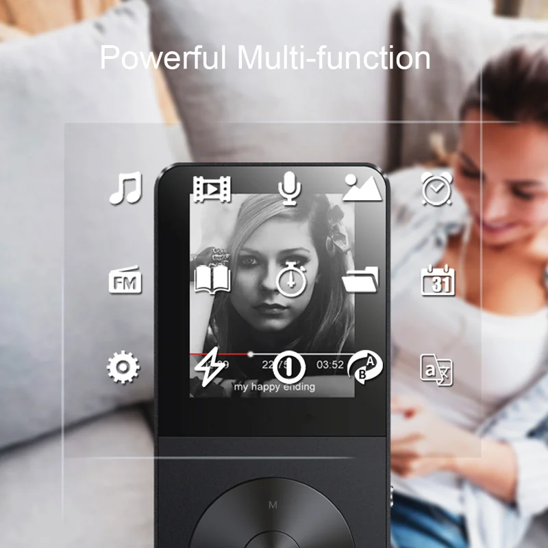 Новые металлические спортивные MP3 плеер Портативный аудио 8 ГБ с Встроенный