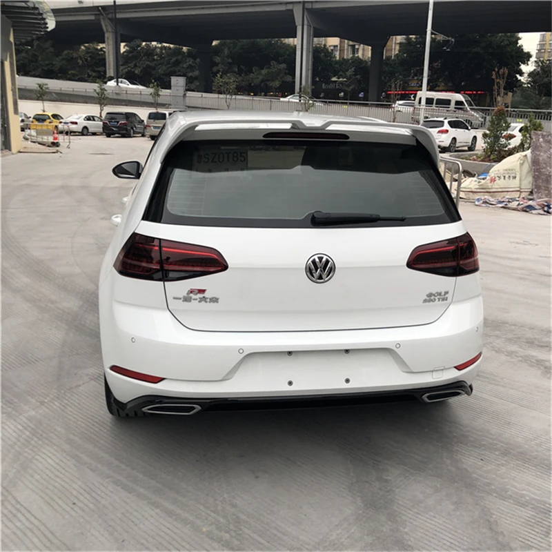 Спойлер заднего крыла для Volkswagen VW Golf 7 MK7 2014-2019 спойлеры багажника крыльев ABS paint |