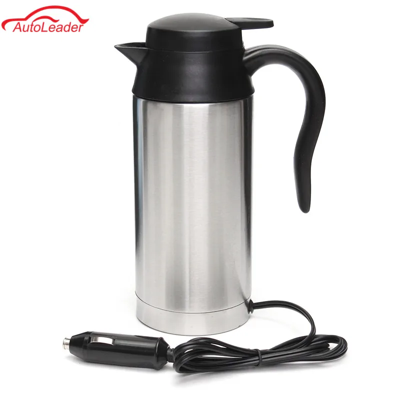 Автомобильная чашка из нержавеющей стали с подогревом чайник для путешествий