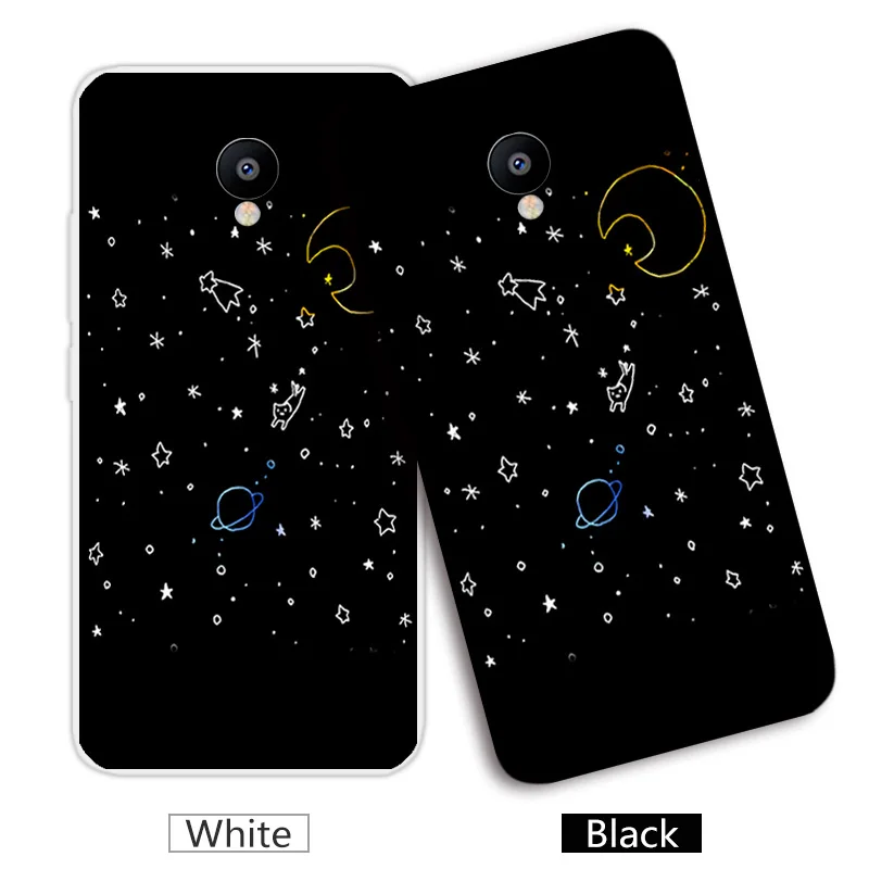 Мягкий Силиконовый ТПУ чехол для Meizu M3 M3s M3S Mini Звездный тонкая задняя крышка mini