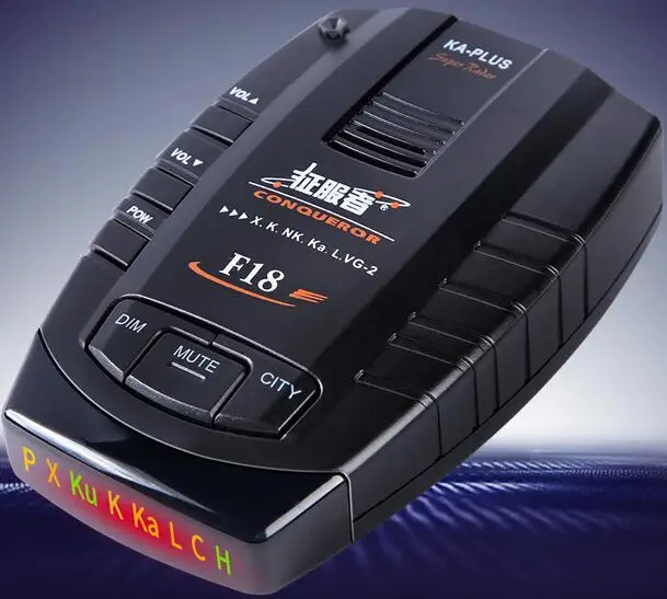 Radar Detector GPS Edog Navigator Conqueror Radar Eye Car Sensor Road Camera detector F18 English version