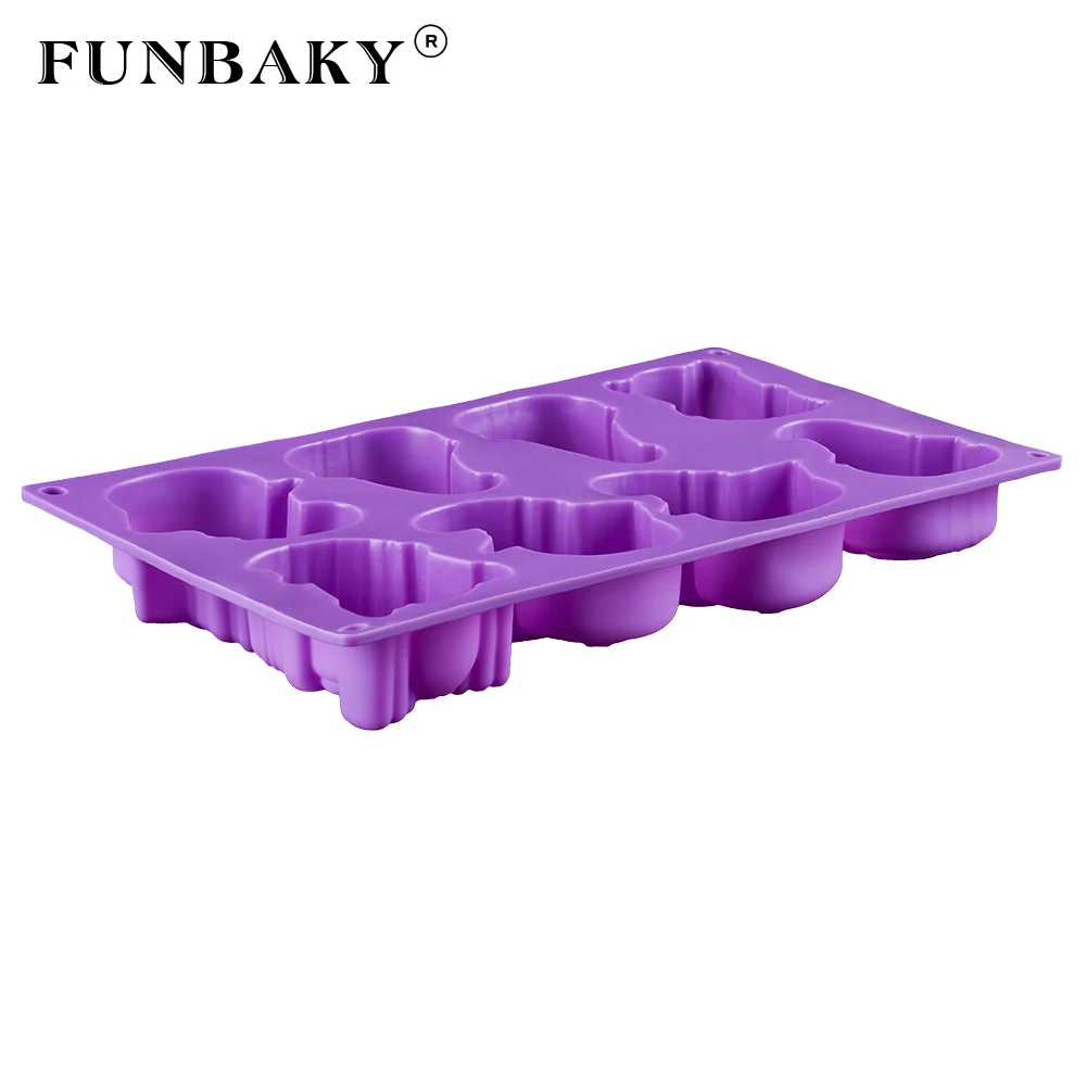 FUNBAKY 3D Хэллоуин мусс силиконовая форма для торта декоративная посуда выпечки