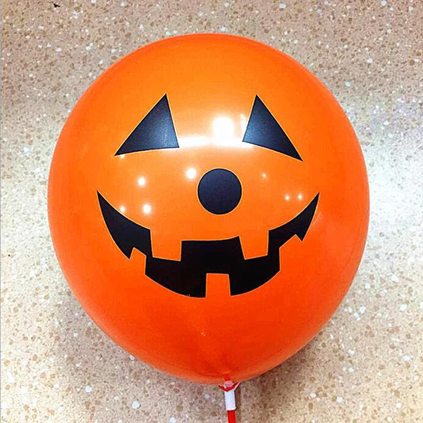 Новые воздушные шары толстые черный orange шар Хэллоуин balloons50cs/лот тыквы череп бат