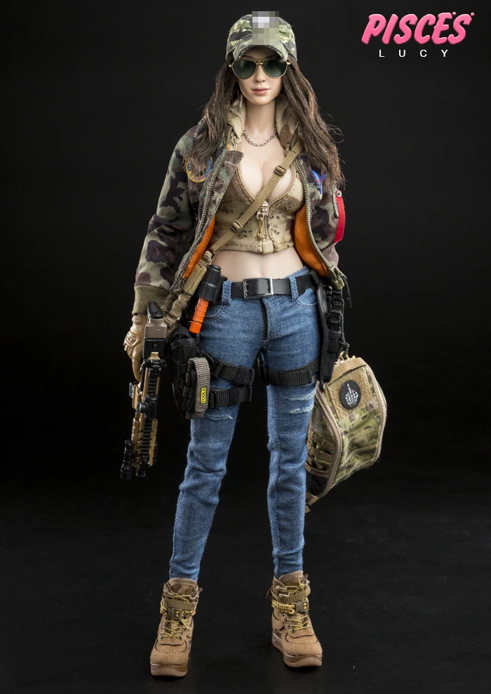 Полный набор DAMTOYS рыбы 1/6 DCG003 NANA DCG0004 LUCY Коллекционная фигурка игрушка Коллекционная фигурка кукла игрушки подарок с коробкой