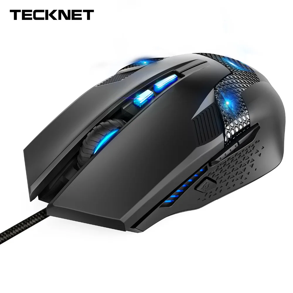 Tecknet профессиональная эргономичная Оптическая Проводная компьютерная игровая