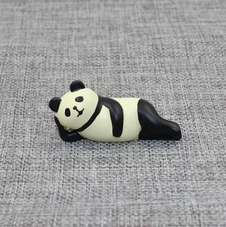 Миниатюрная фигурка в виде спящего кота свиньи панды лягушки|figurine panda|figurine