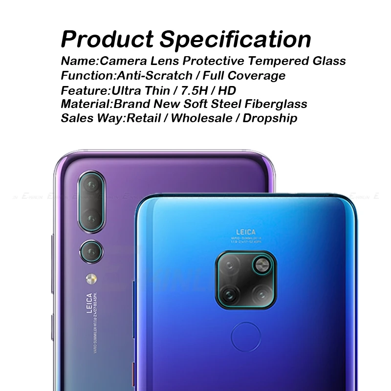 2 шт задняя камера Объектив Закаленное стекло для Huawei P20 Mate 10 20 Lite Защитная пленка