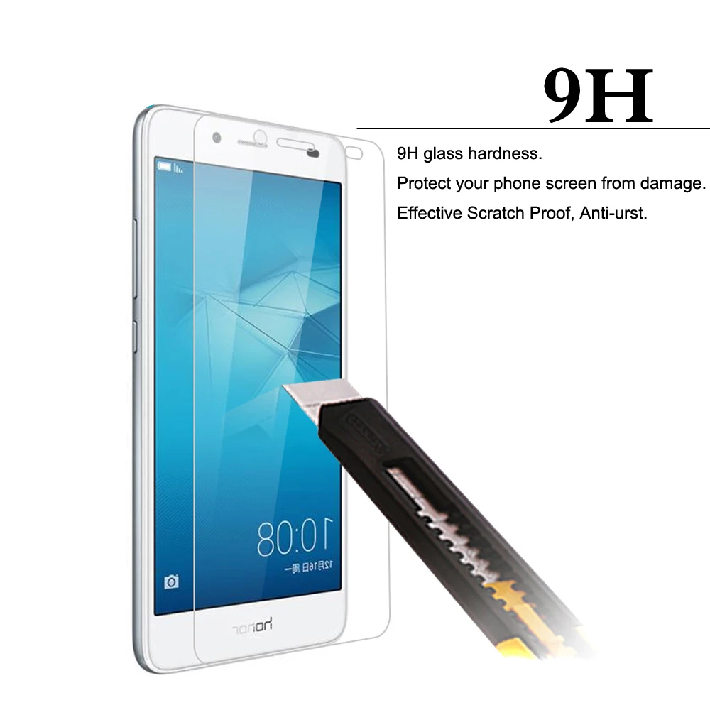 Ультратонкое высококлассное закаленное стекло для Huawei Honor 5A 4C 4X 4A 7 Защита экрана