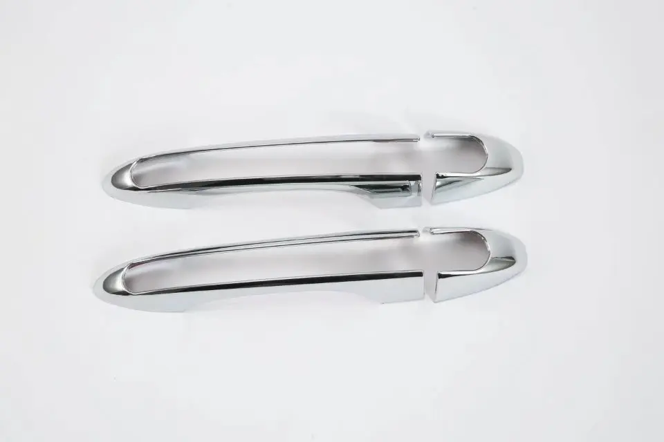 One Set Luxurious ABS Chrome Side Door Handle Bowl Protector Cover Trim For Jeep Compass 2017 Exterior Car Styling | Автомобили и
