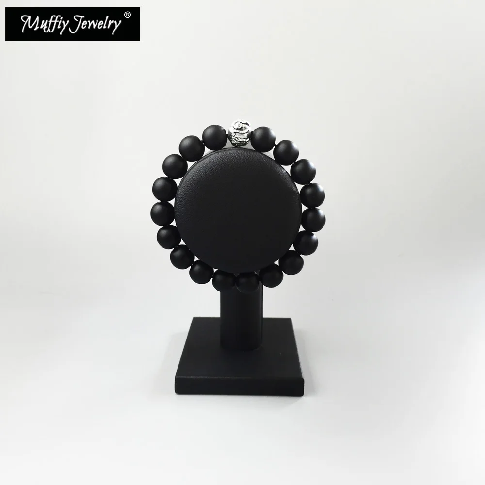 Браслеты из бусин сделай сам с черным ониксом и серебряным драконом кармой супер