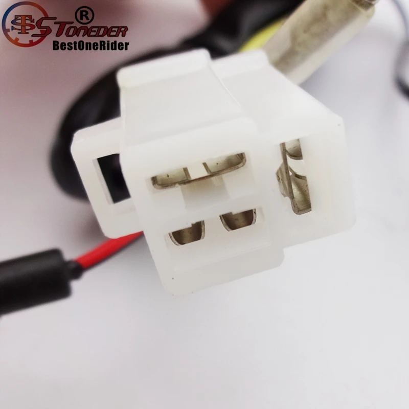 Stoneder 6 полюсов катушки зажигания статор ротор магнето для GY6 50cc двигатель китайской Мопед Скутер ATV Quad Go Kart