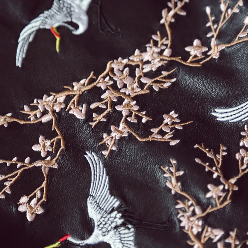 Fitaylor новая осенне зимняя женская куртка из искусственной кожи с круглым вырезом