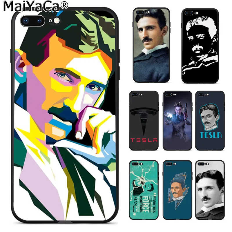 Забавный чехол для телефона MaiYaCa nikola tesla Apple iphone 11 pro 8 7 66S Plus X 5S SE XS XR MAX|Бамперы| |