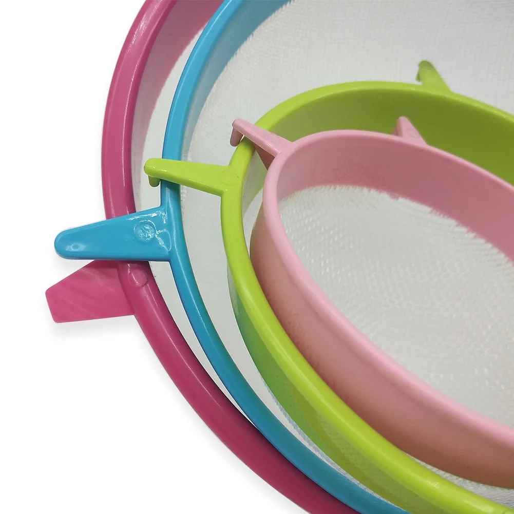 Multi Purpose Handle 4PCs Kitchen Strainer Plastic Tools Sieve Gadget | Дом и сад