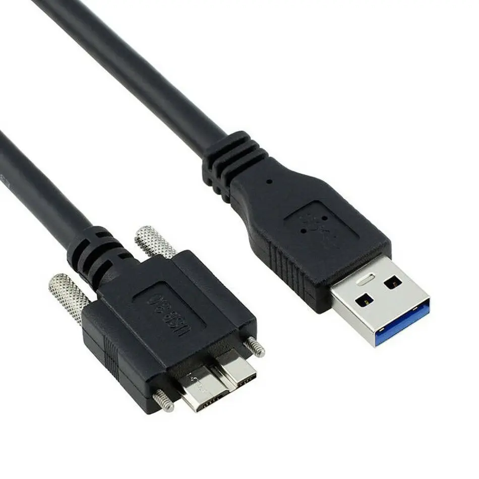 100 см USB 3 0 A Тип кабеля штекер к Micro B с крепежными винтами для жестких дисков