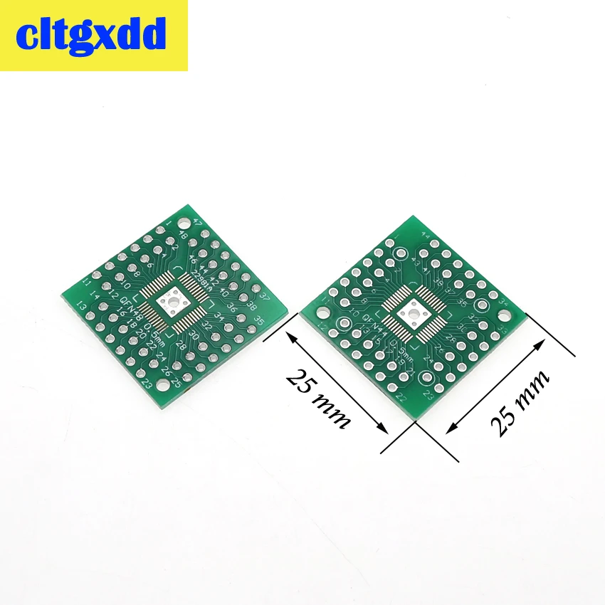 Cltgxdd 5 шт. HTQFP QFN48 к DIP48 QFN44 0 мм QFP48 QFP44 PQFP LQFP адаптер пластина разъем PCB конвертер
