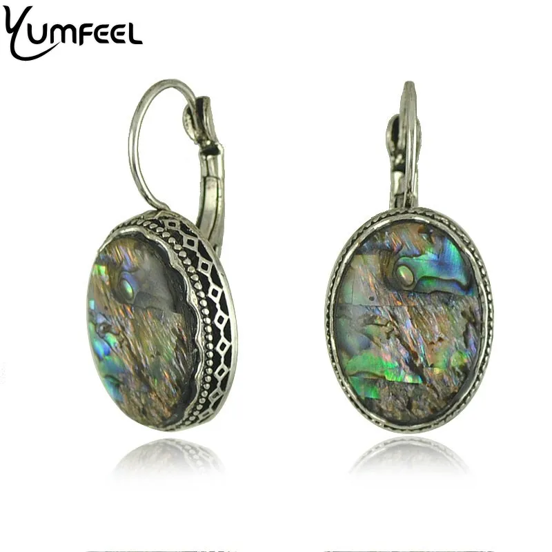 Женские серьги в стиле бохо Yumfeel Винтажные с серебряным покрытием ретро 5 моделей